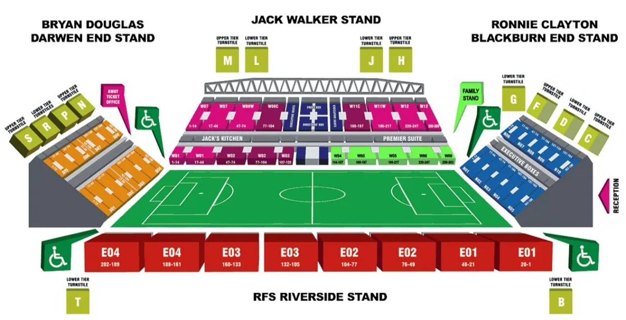 Tickets Blackburn Rovers V Plymouth Argyle Mar 2024 Ewood