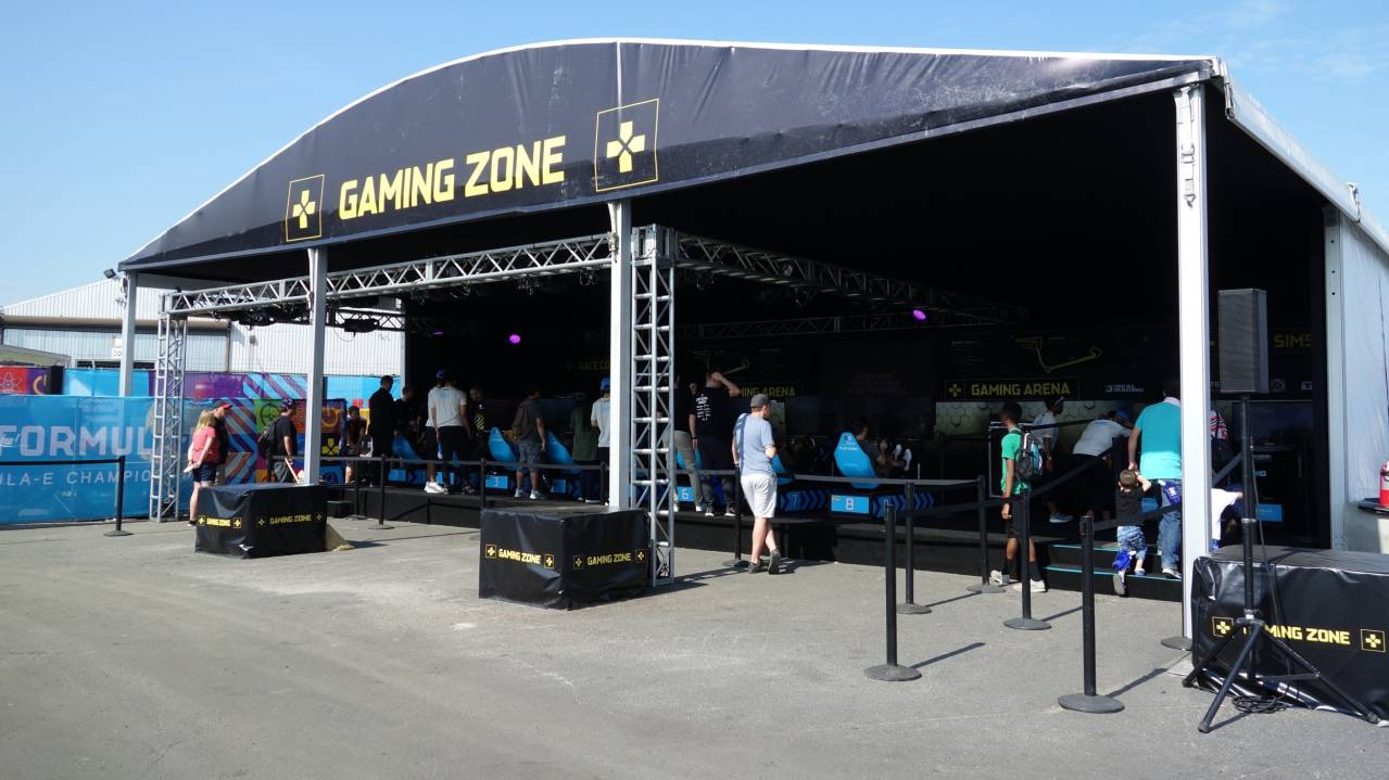 Example of a Formula E Fan Village
