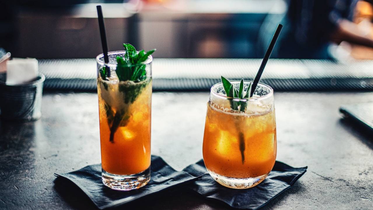 Example of drinks that might be served at the International Bar