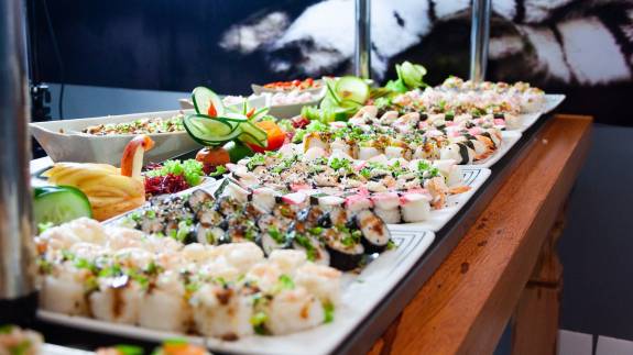 Example of food selections (this image is not a direct representation of NRG Stadium)