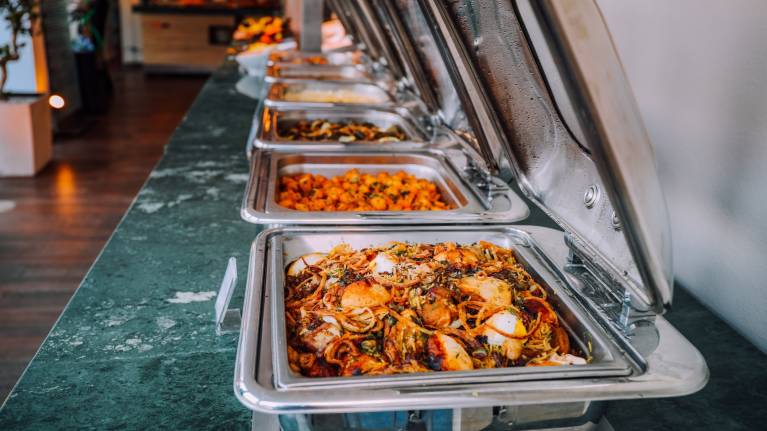 Example of food selections (this image is not a direct representation of NRG Stadium)