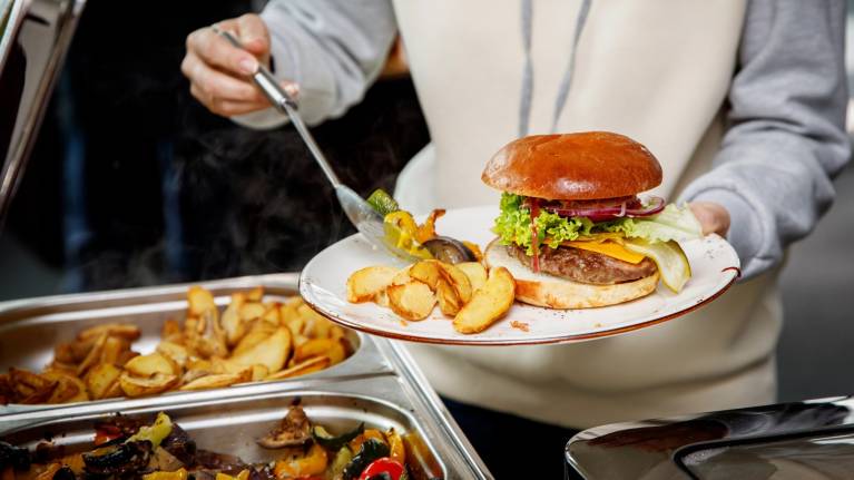 Example of food selections (this image is not a direct representation of Martin Stadium)