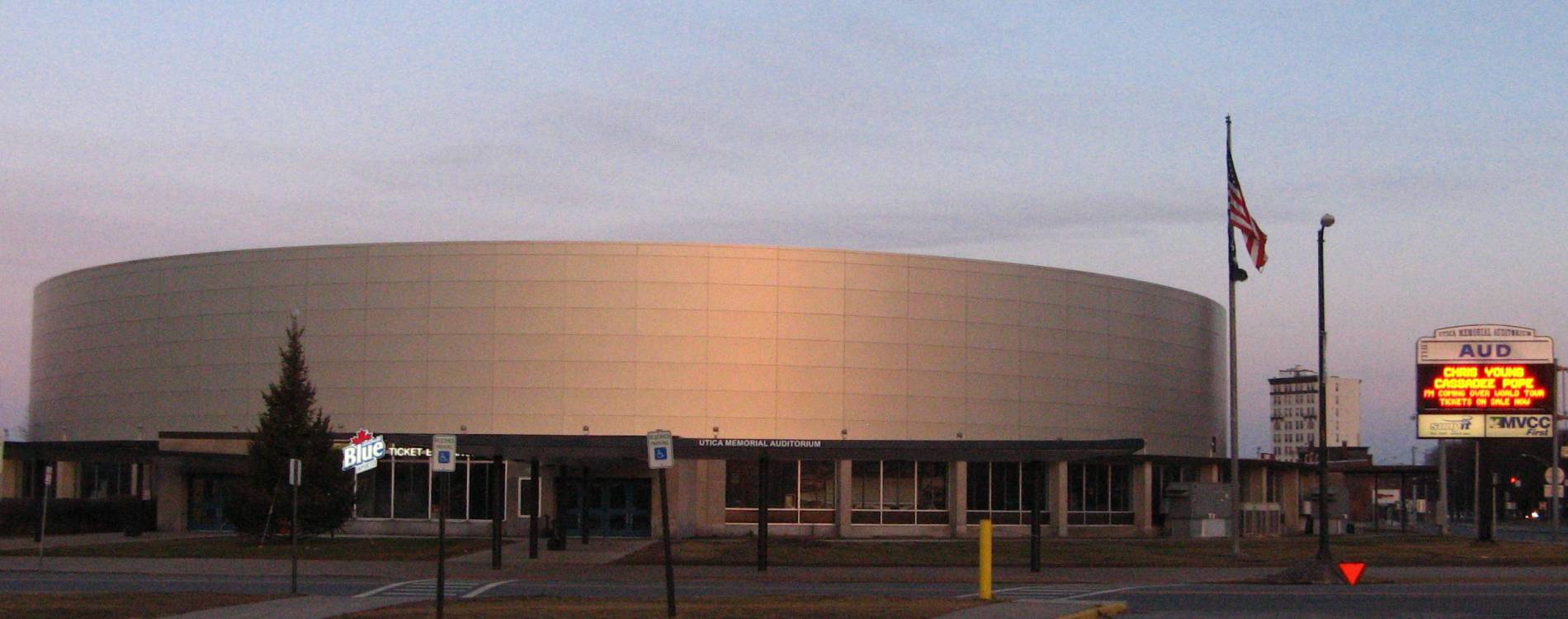 Exterior of Adirondack Bank Center