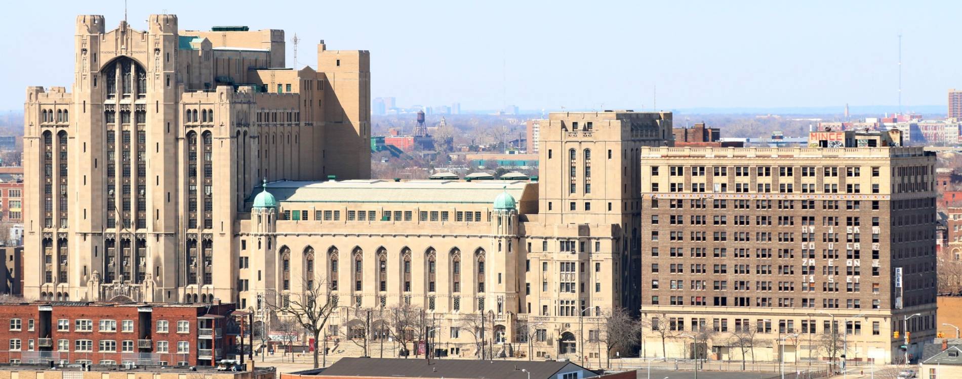Exterior view of Masonic Temple, Detroit