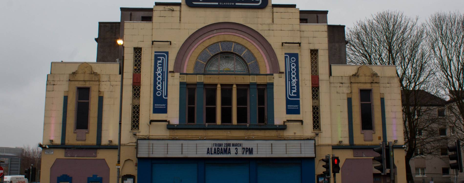 Exterior view of O2 Academy Glasgow