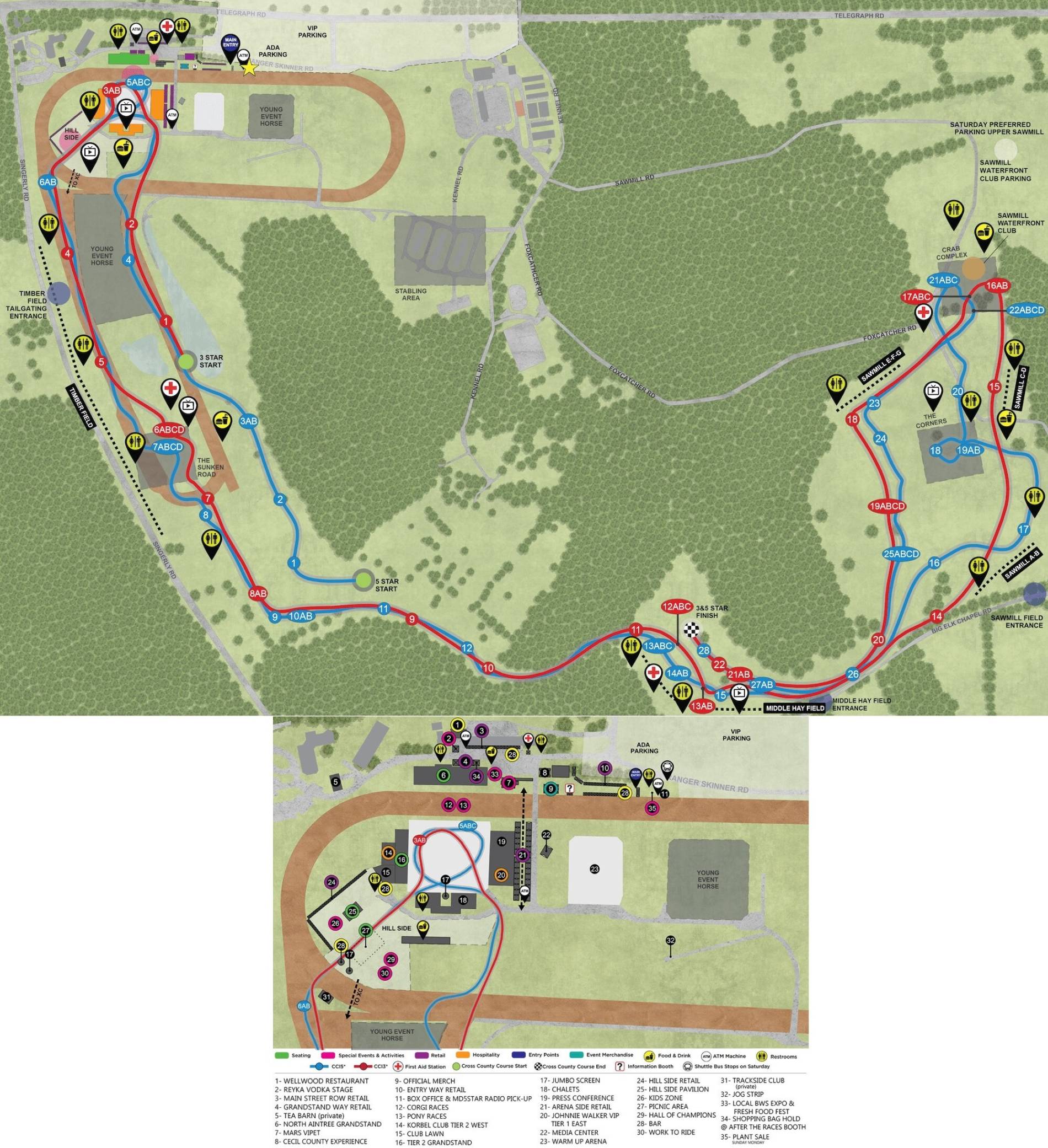 Fair Hill Map