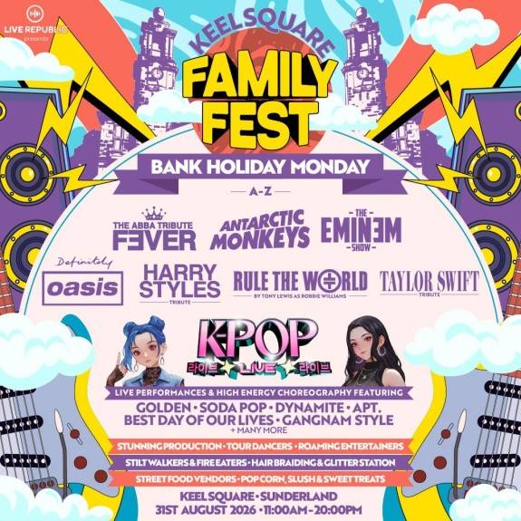 Family Fest ft. K-Pop Live | Keel Square, Sunderland
