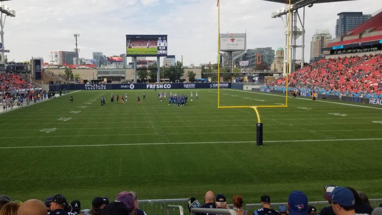 Fan Zone (Sections 112118) Toronto Argonauts vs Hamilton TigerCats