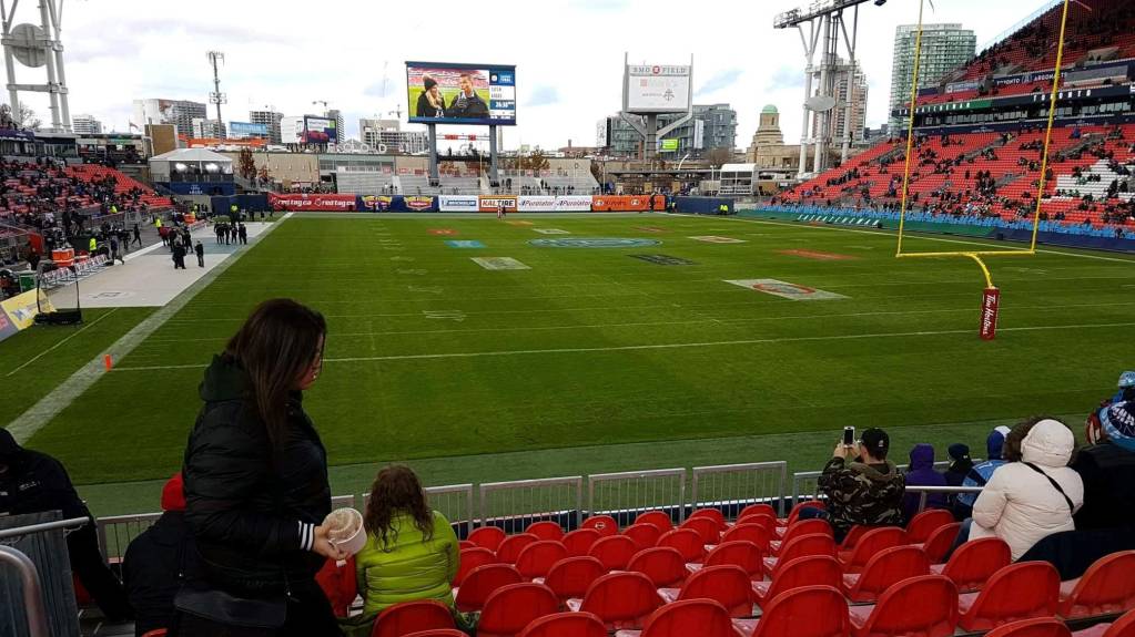 Fan Zone (Sections 112118) Toronto Argonauts vs Hamilton TigerCats