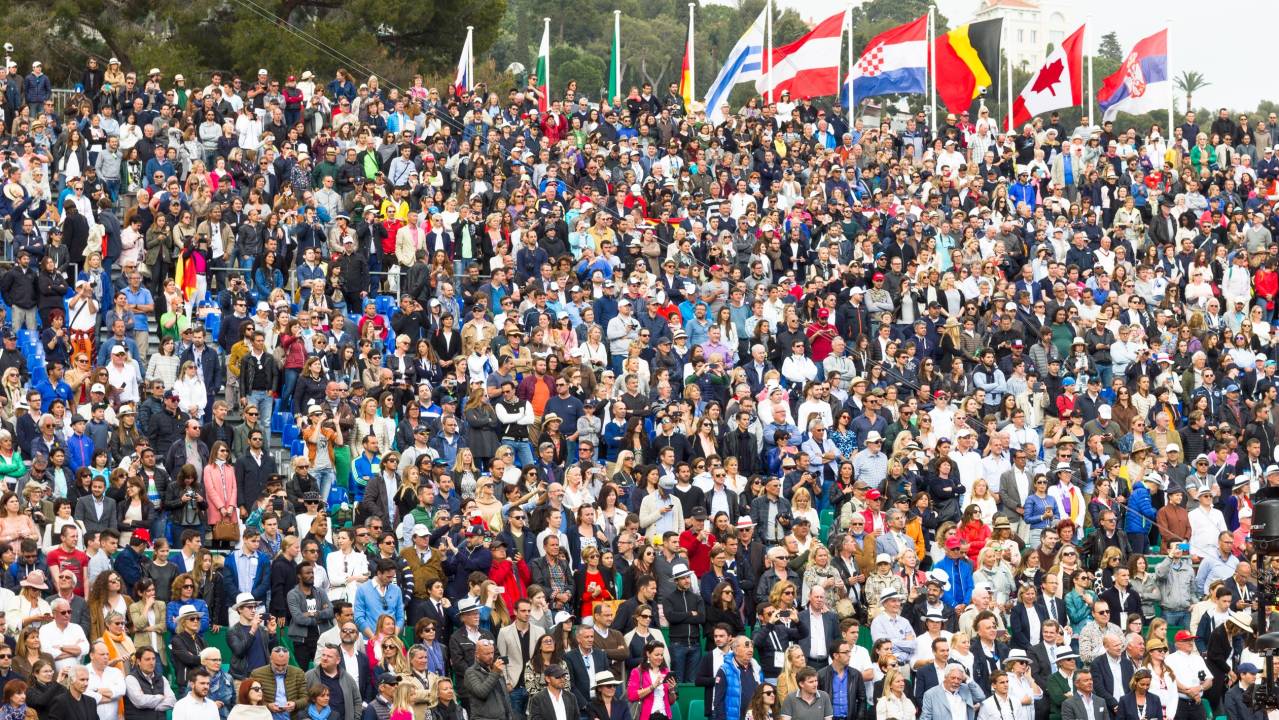 Fans at the Monte-Carlo Masters