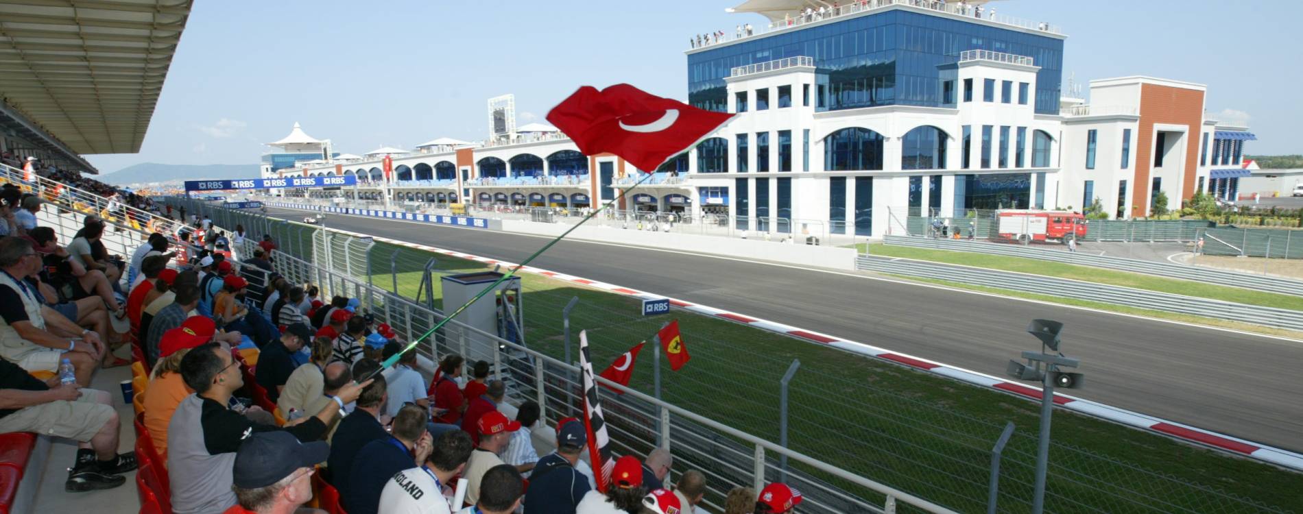 Fans at the Turkish Grand Prix