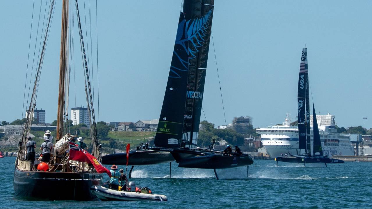 Fans can watch the racing from their own vessels