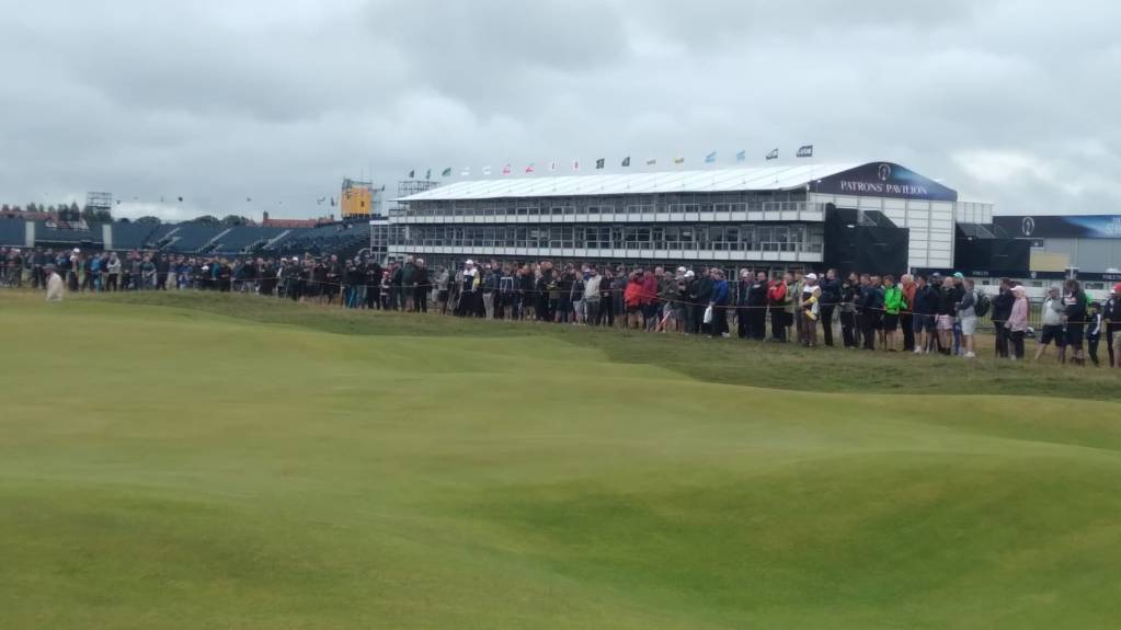 Fans gather at The Open
