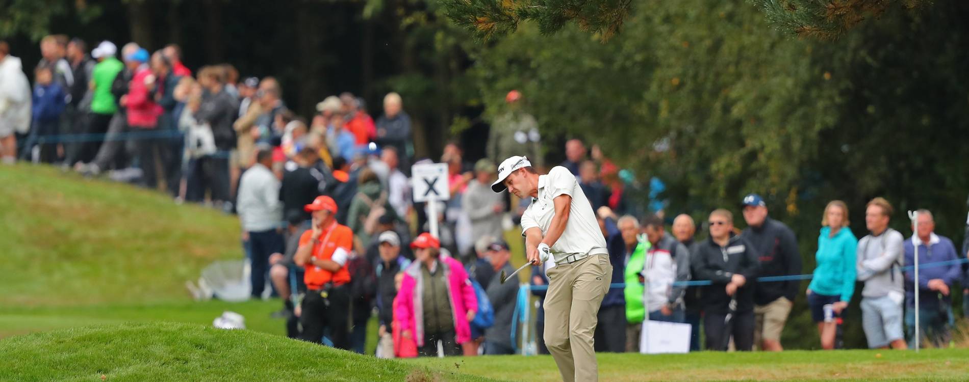 Fans watch on at the BMW PGA Championship