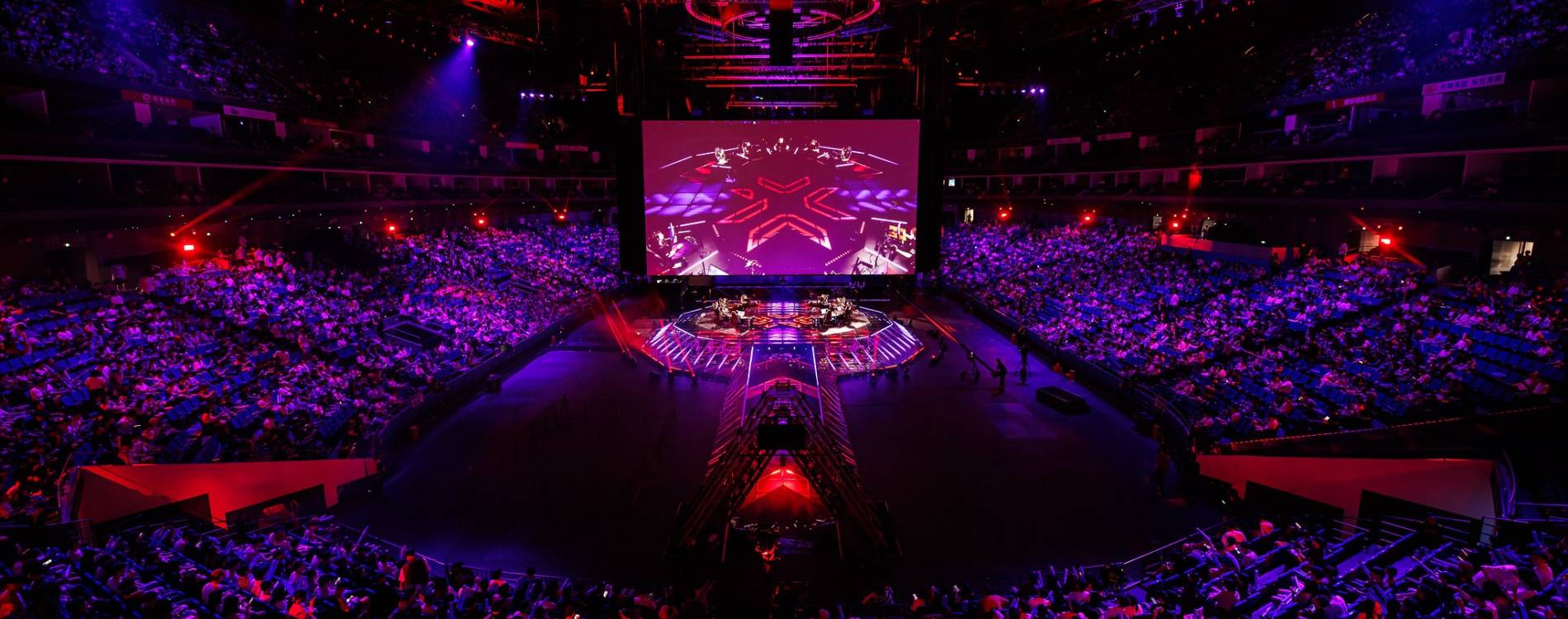 Fans watch the Valorant Masters in Shanghai