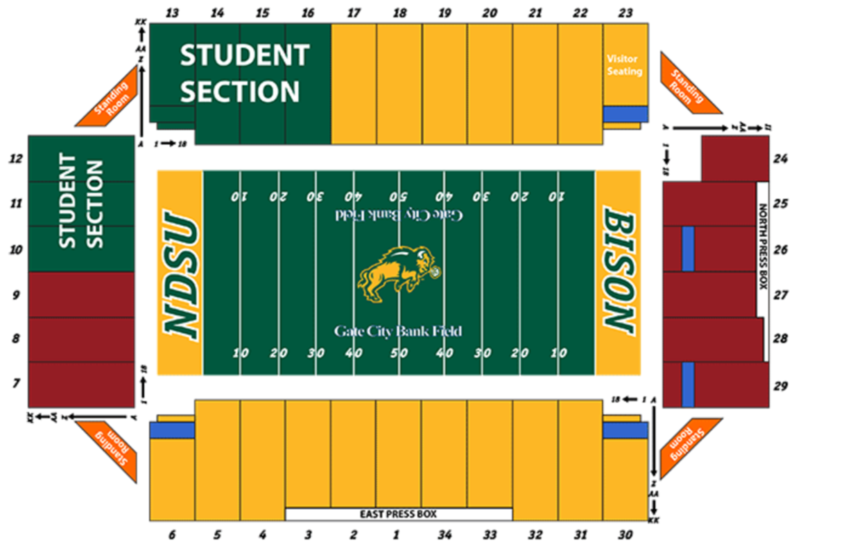Fargodome Map