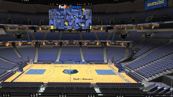 FedExForum Pinnacle Club View