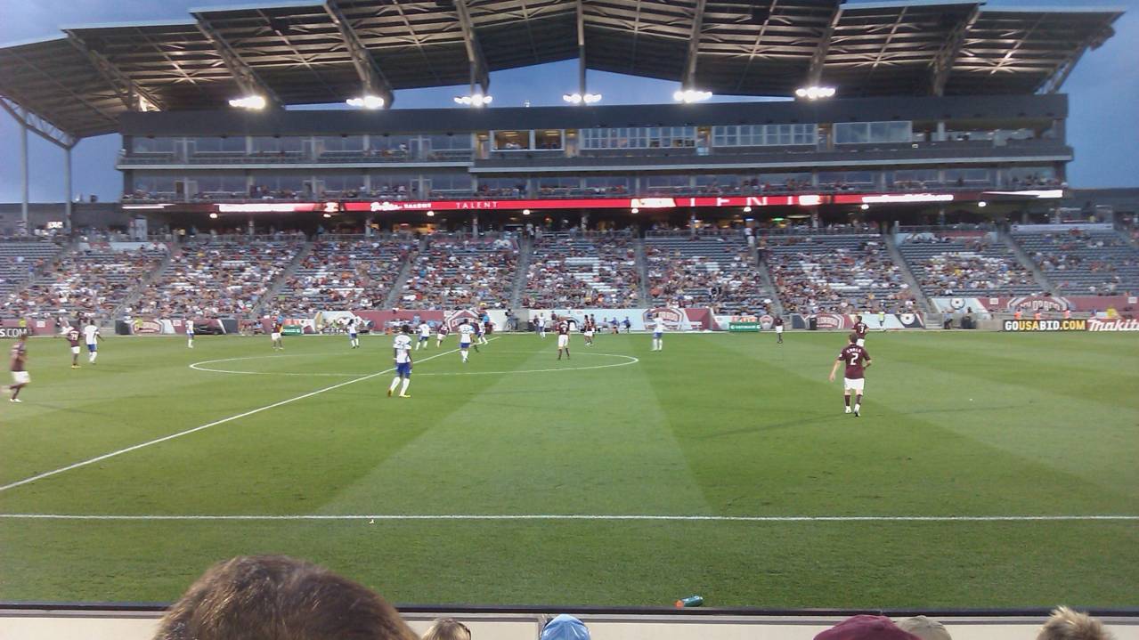 Field Seats are as close to the pitch as can be