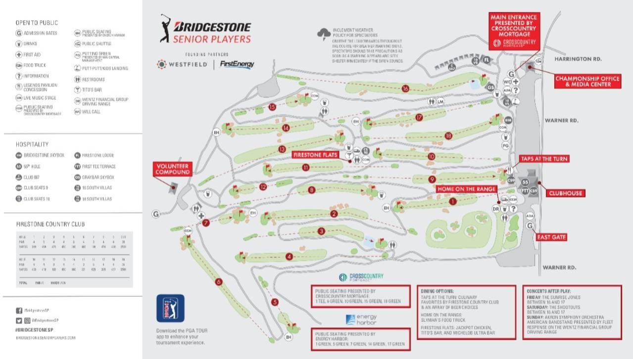 Firestone Country Club Map
