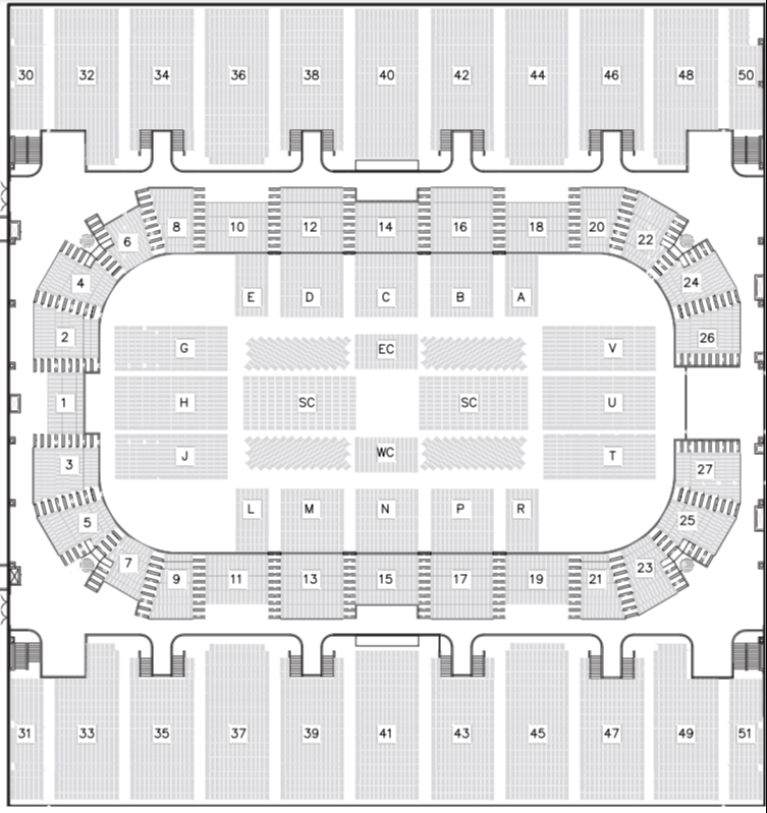 First Interstate Arena Map