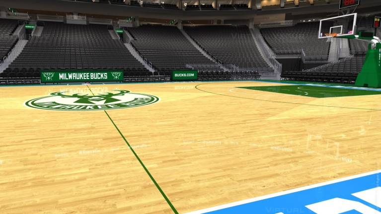 Fiserv Forum Floor View