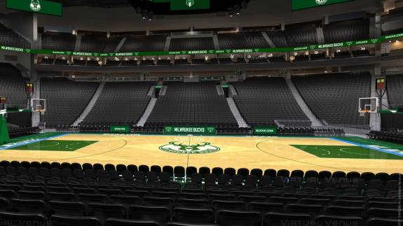 Fiserv Forum Lower View