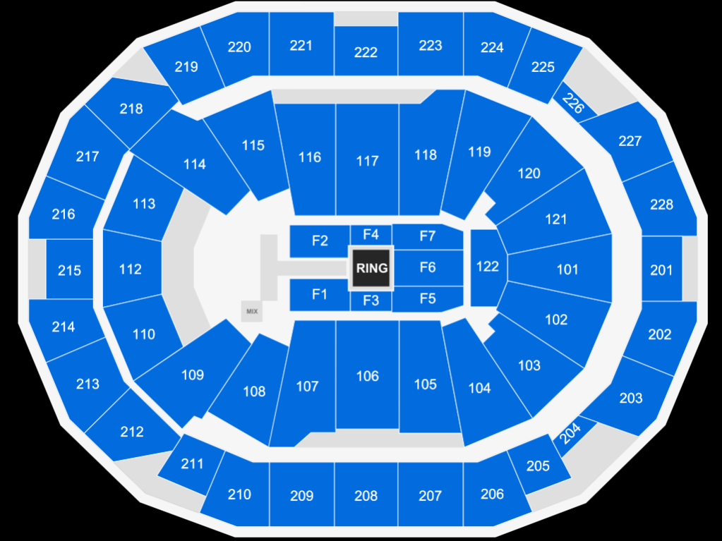 Fiserv Forum Map