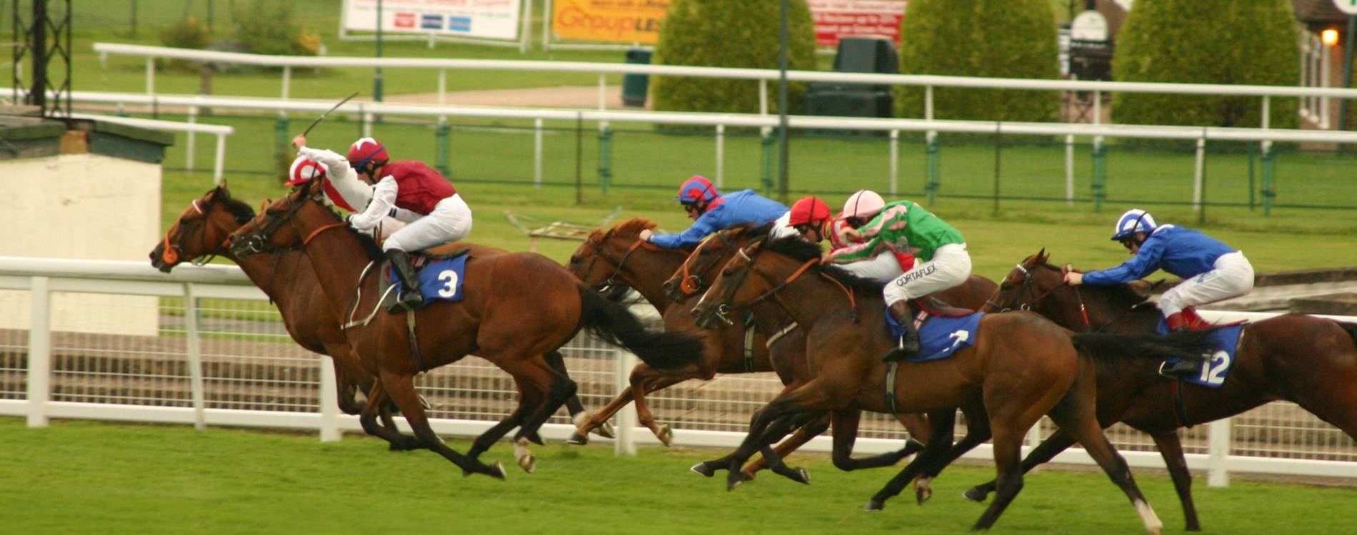 Flat racing at Sandown Park