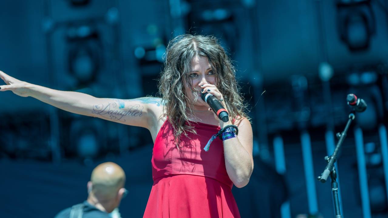 Flyleaf with Lacey Strum perform at the Sick New World