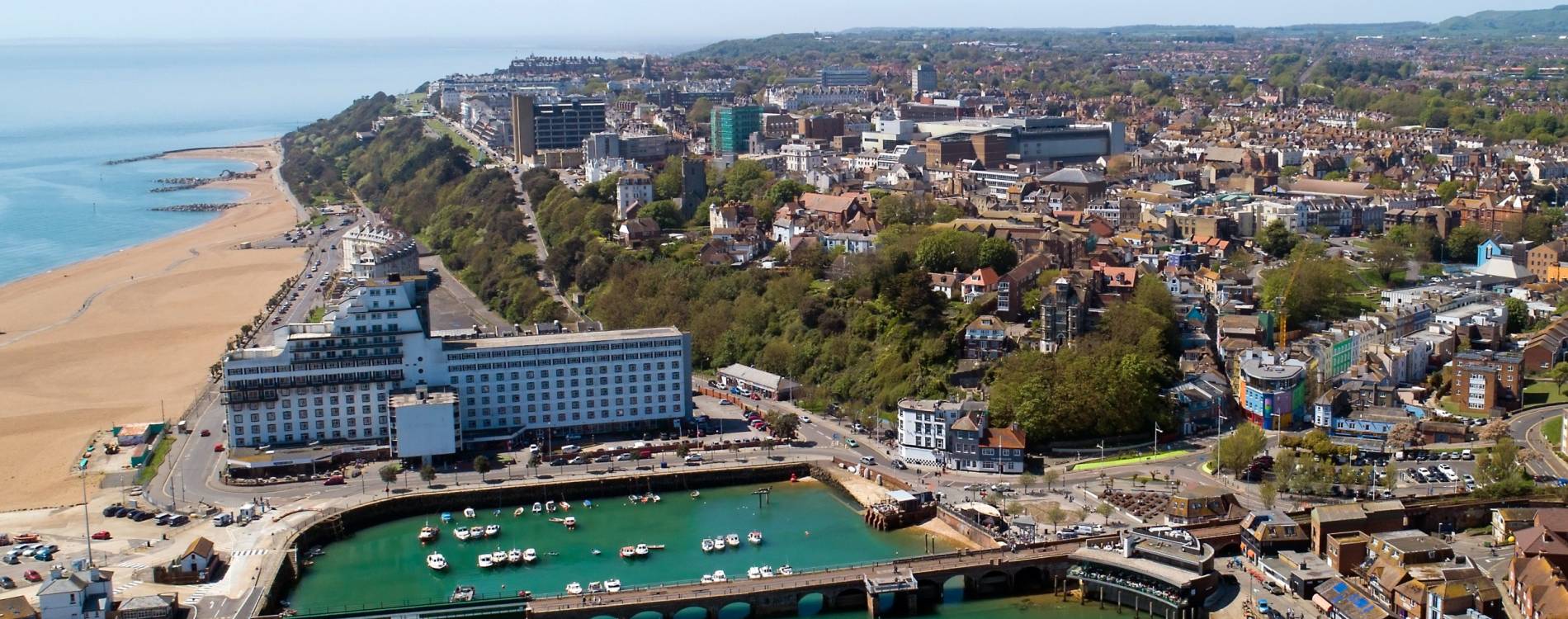 Folkestone skyline
