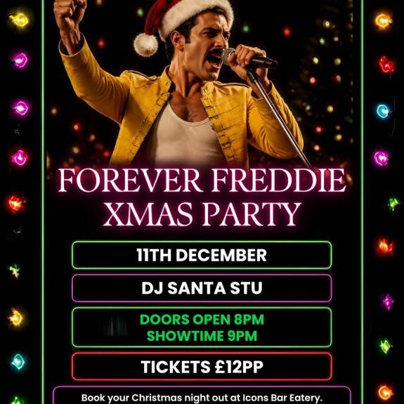 Forever Freddie tribute Christmas party