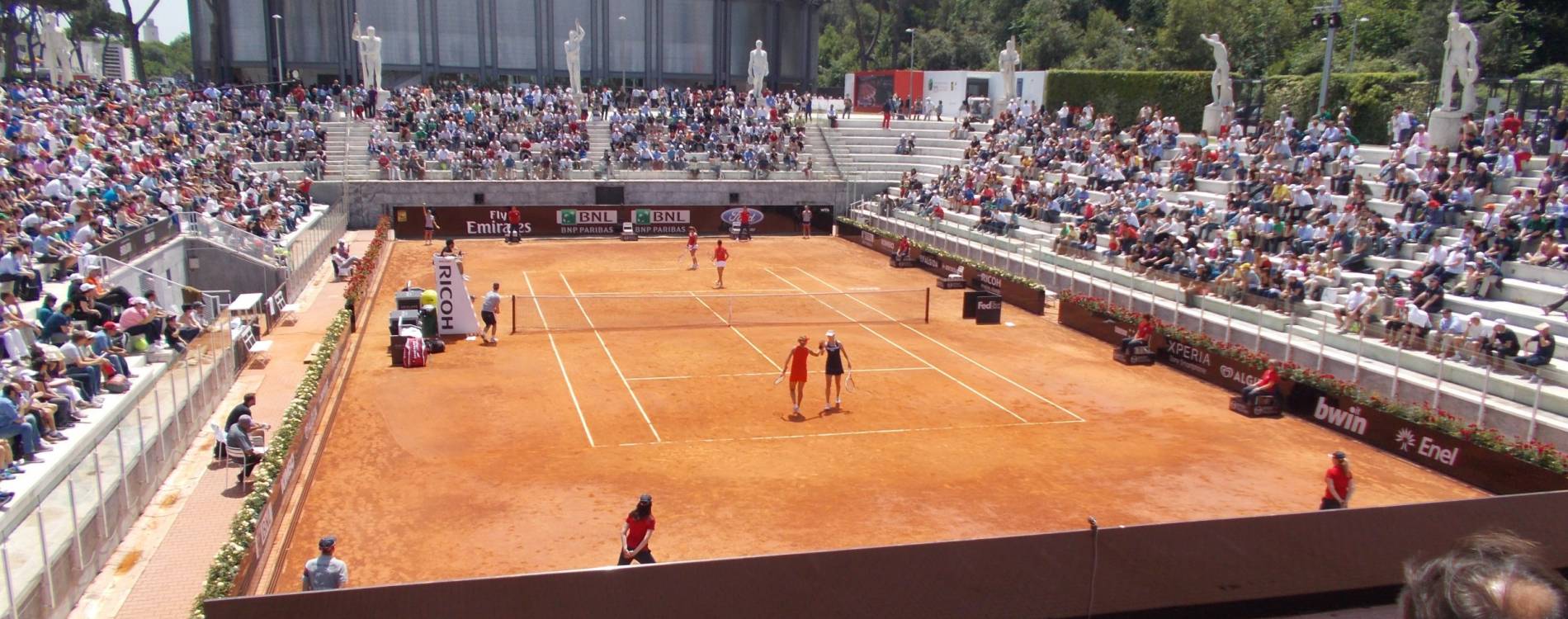 Foro Italico during the Italian Open
