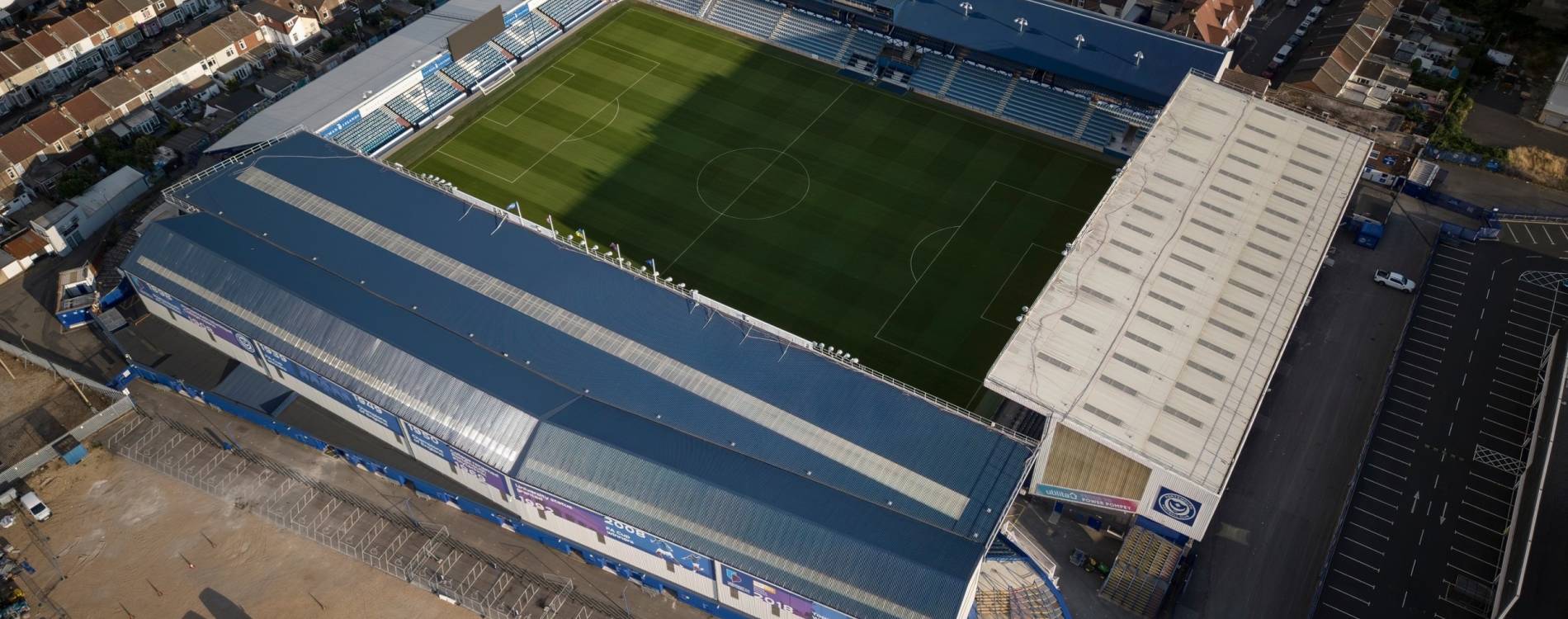 Fratton Park is actually located in the Milton area