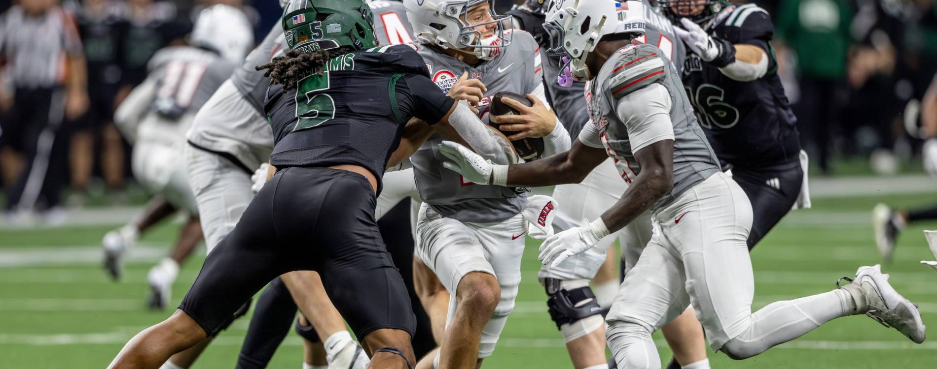 Frisco Bowl between the UNLV Rebels and Ohio University Bobcats