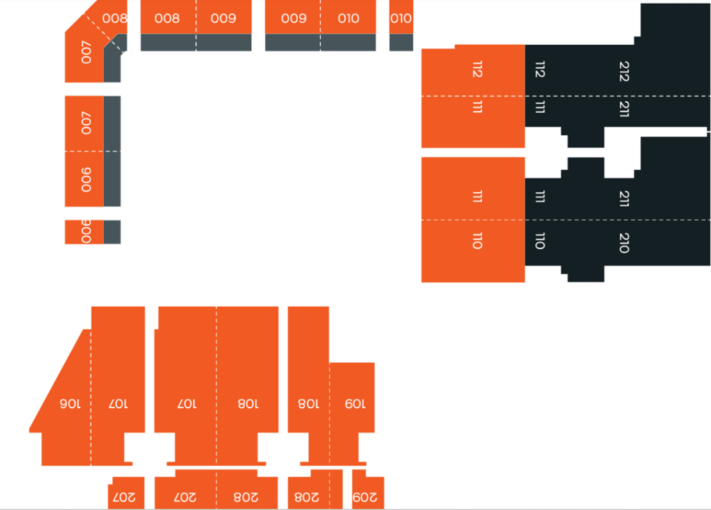 Front Row seating in grey (Gelredome Court B)