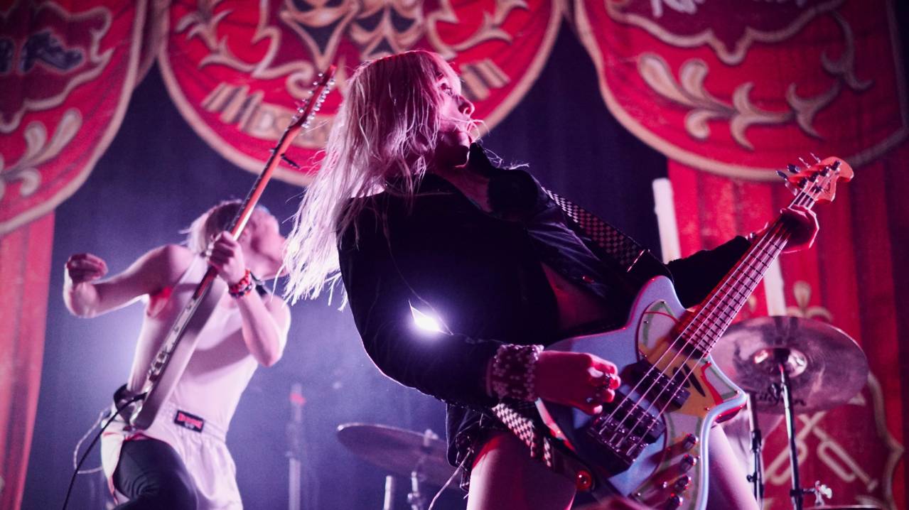 Frost Children performing at the Hollywood Theatre in Vancouver