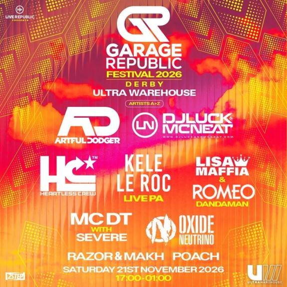Garage Republic Festival | Ultra Warehouse Derby