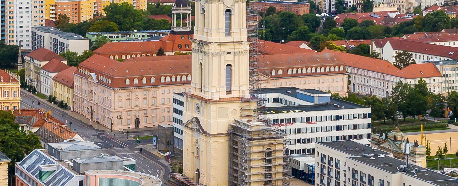 Garnisonkirche Potsdam, Luftaufnahme