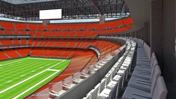 General illustration of club seating (does not reflect specific layout of Paycor Stadium)