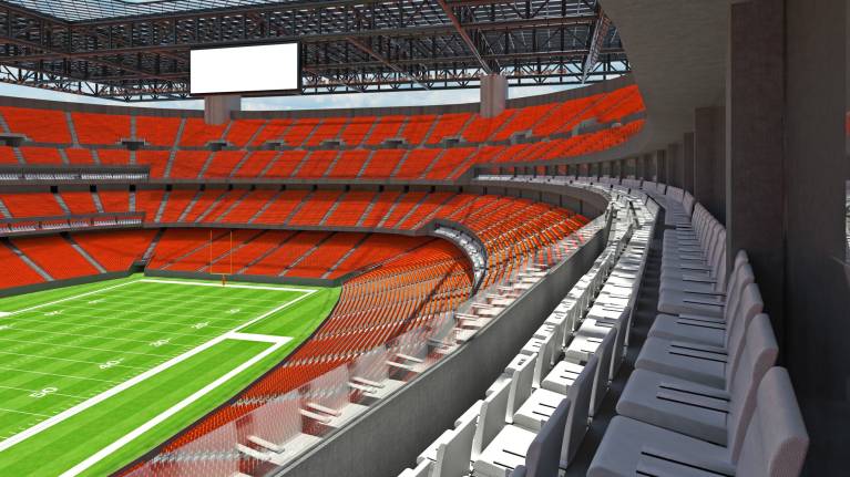 General illustration of club seating (does not reflect specific layout of Paycor Stadium)