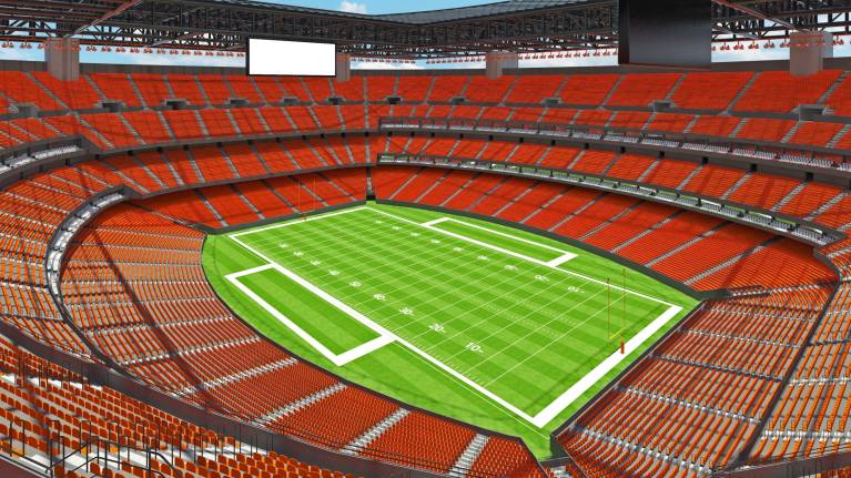 General illustration of upper level seating (does not reflect specific layout of Highmark Stadium)