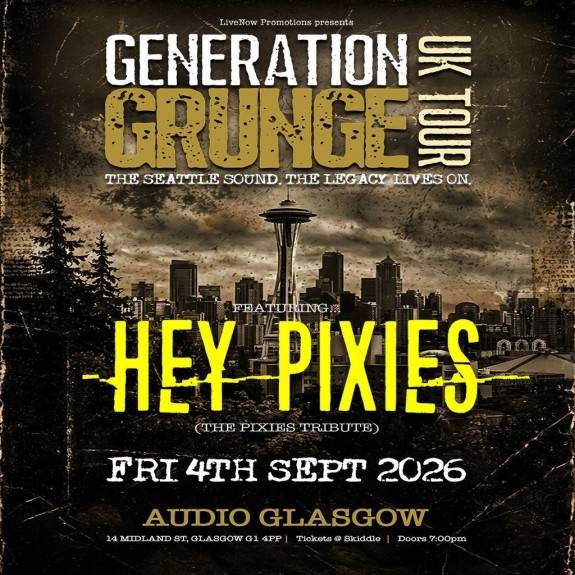 Generation Grunge presents Hey Pixies - Glasgow
