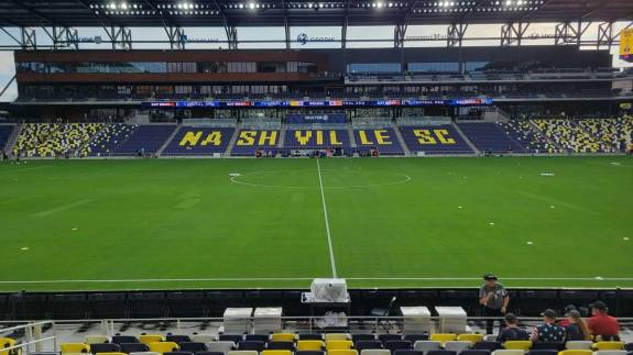 Geodis Park before Nashville SC v Portland Timbers