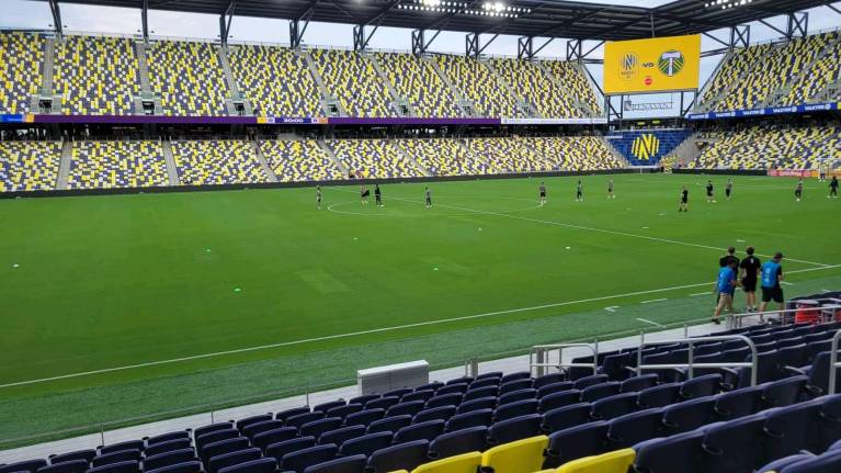 Geodis Park before Nashville SC v Portland Timbers