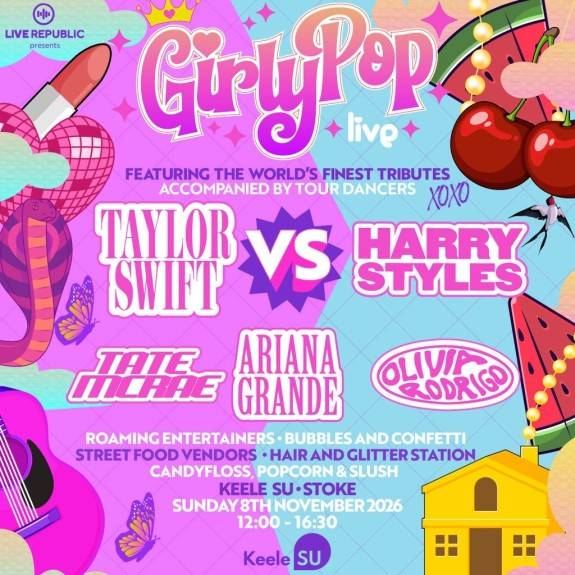 GirlyPop Live - Harry Styles VS Taylor Swift | Keele SU, Stoke