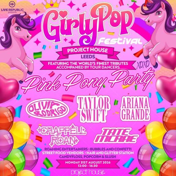 GirlyPop Live - Pink Pony Birthday Party | Project House, Leeds