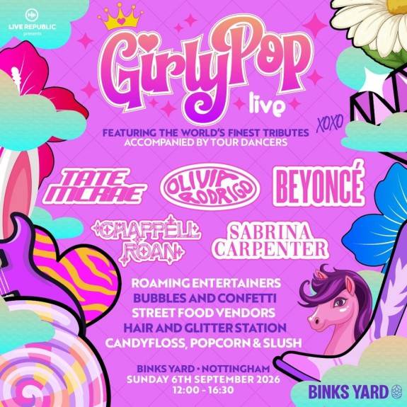GirlyPop Live: Summer Send Off| Binks Yard, Nottingham
