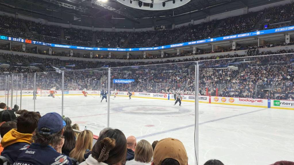 Glass seats in Section 104