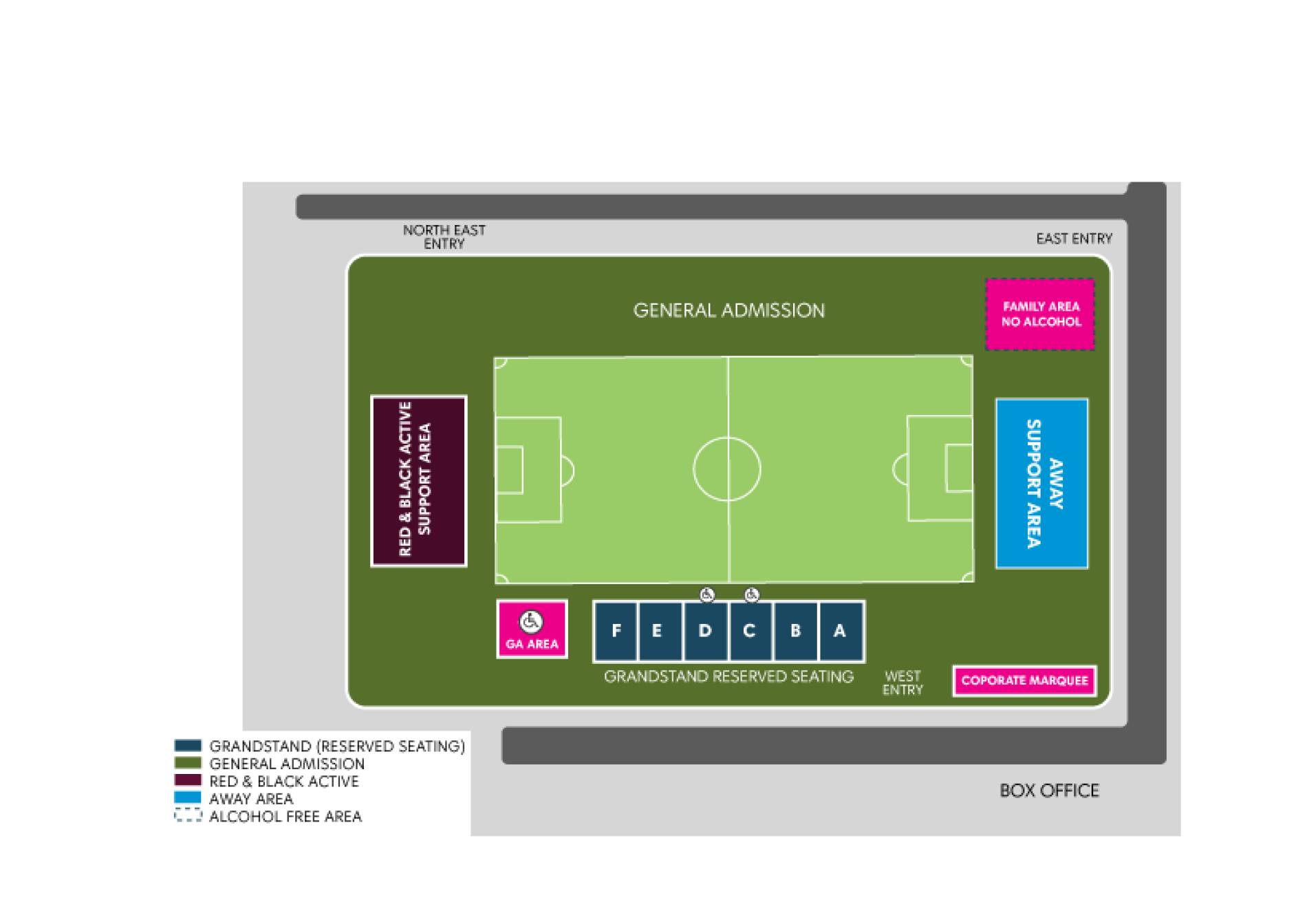 Glen Willow Regional Sports Stadium (Glen Willow Oval) Map
