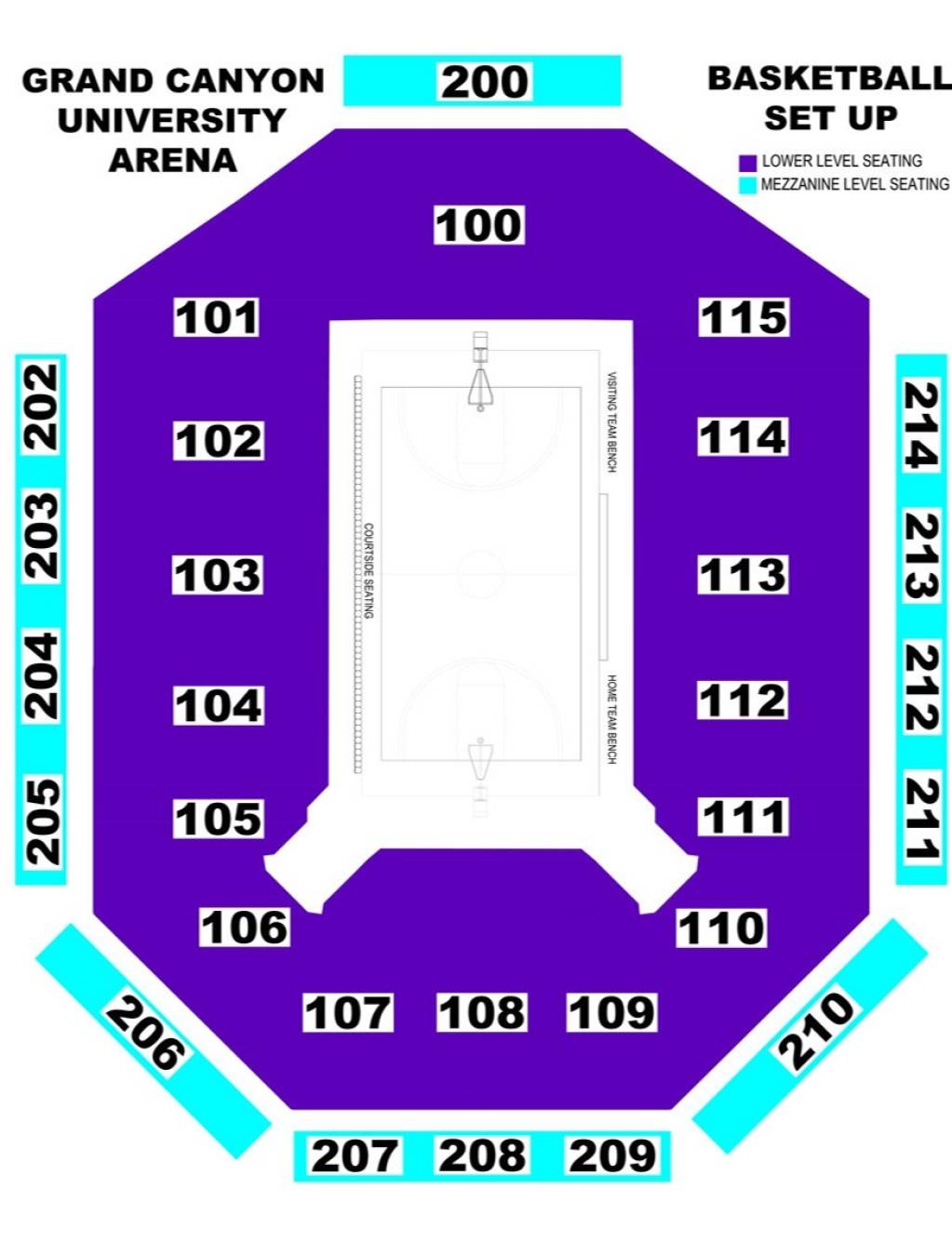 Global Credit Union Arena Map